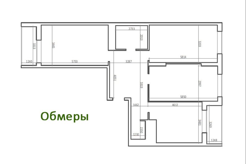 Обмерочный план