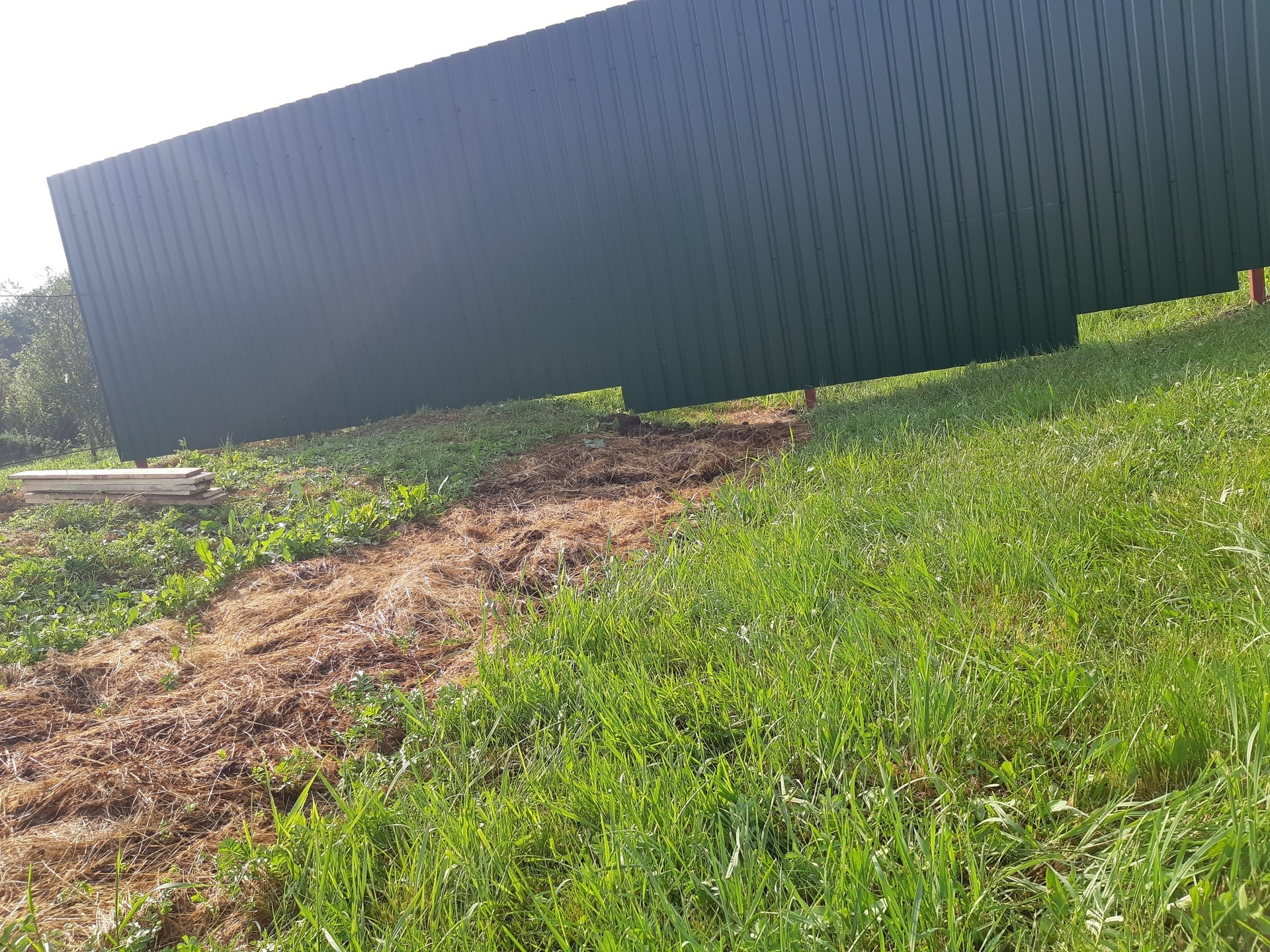 Крепление профнастила С20 на металлический каркас