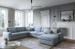 Купить угловой диван на заказ Италия 56