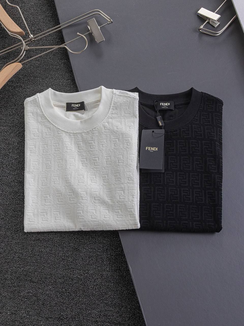 Футболка Fendi с логотипом реплика