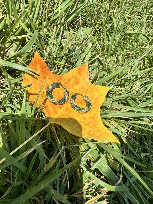 Колье и браслет из бисера Toho, созданные вручную в мастерской Nocturne Muse