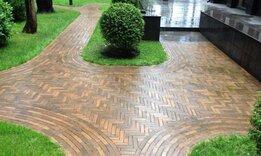Укладка плитки тротуарной. Работа 5