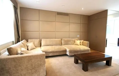 Купить мягкие стеновые панели в гостиную на заказ - МСП 27