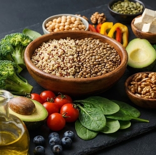 Овсяная каша с ягодами и орехами. Натуральные завтраки без сахара и глютена в магазине EcoShop