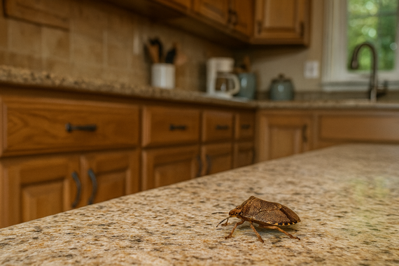 Клоп на столе на кухне