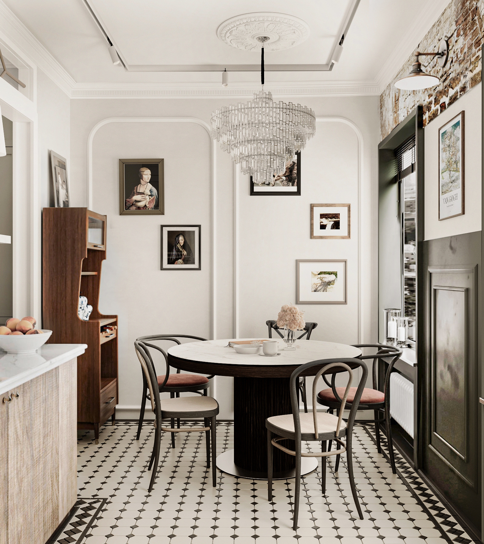 стиль французской провинции в интерьере кухни