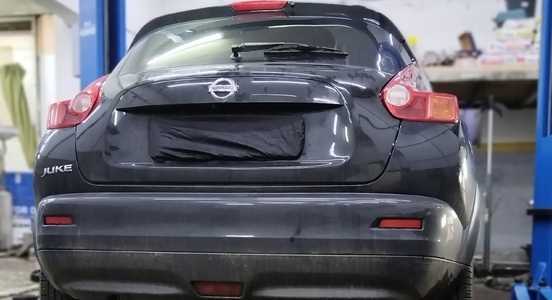 Nissan Juke – плавающие обороты в движении