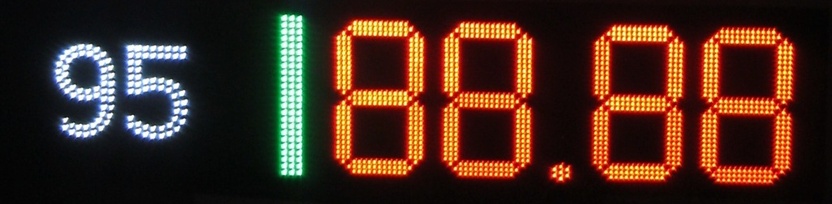 табло в стелу азс LED300NMT2+