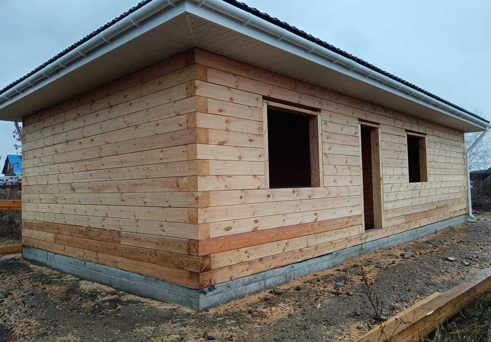 Готовый дом из газобетона