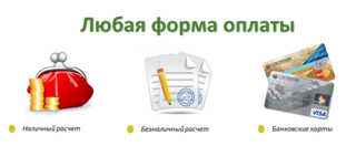 Виды оплаты заказа