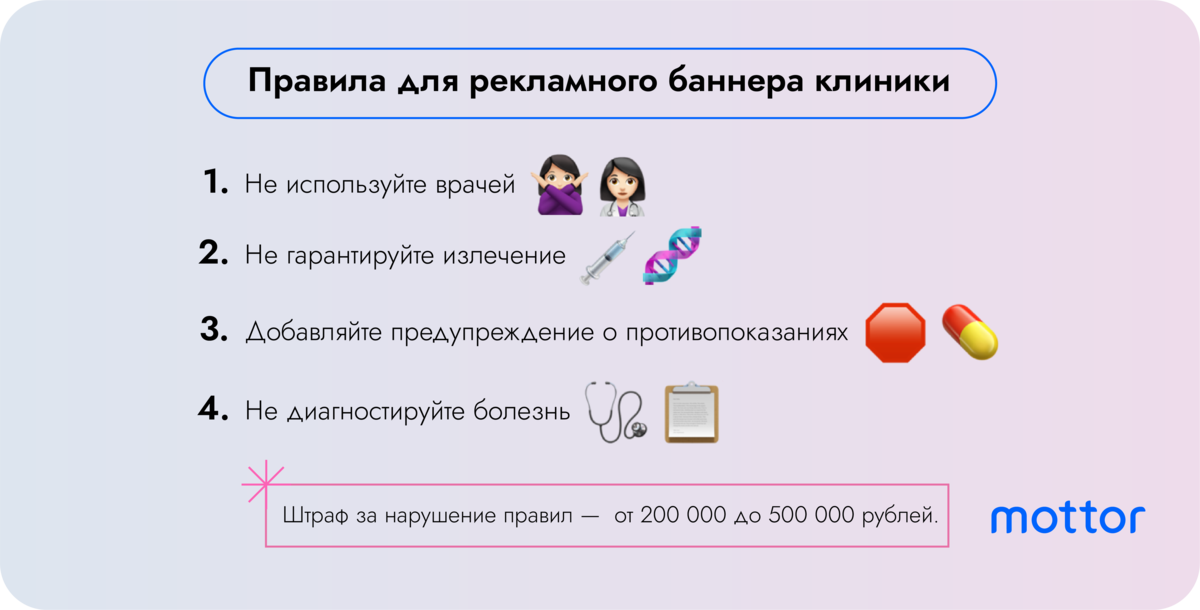 Рекламный баннер клиники