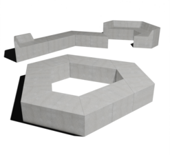 Лавочки из бетона