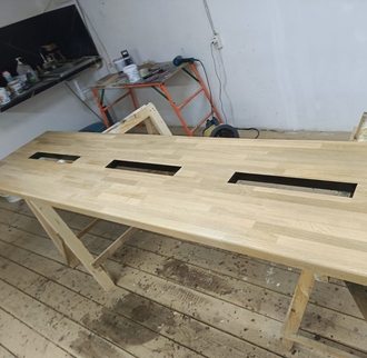 Изготовление подоконников из натурального дуба на заказ в Уфе от компании ЭкоМассивУфа