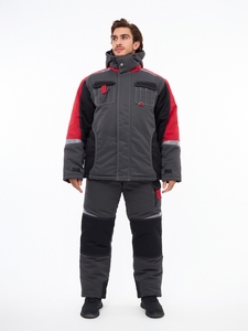Зимний костюм Формула 243 (красный) – утеплённая спецодежда от Spetzobuv