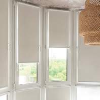 Рулонные шторы blackout на панорамные окна в Самаре