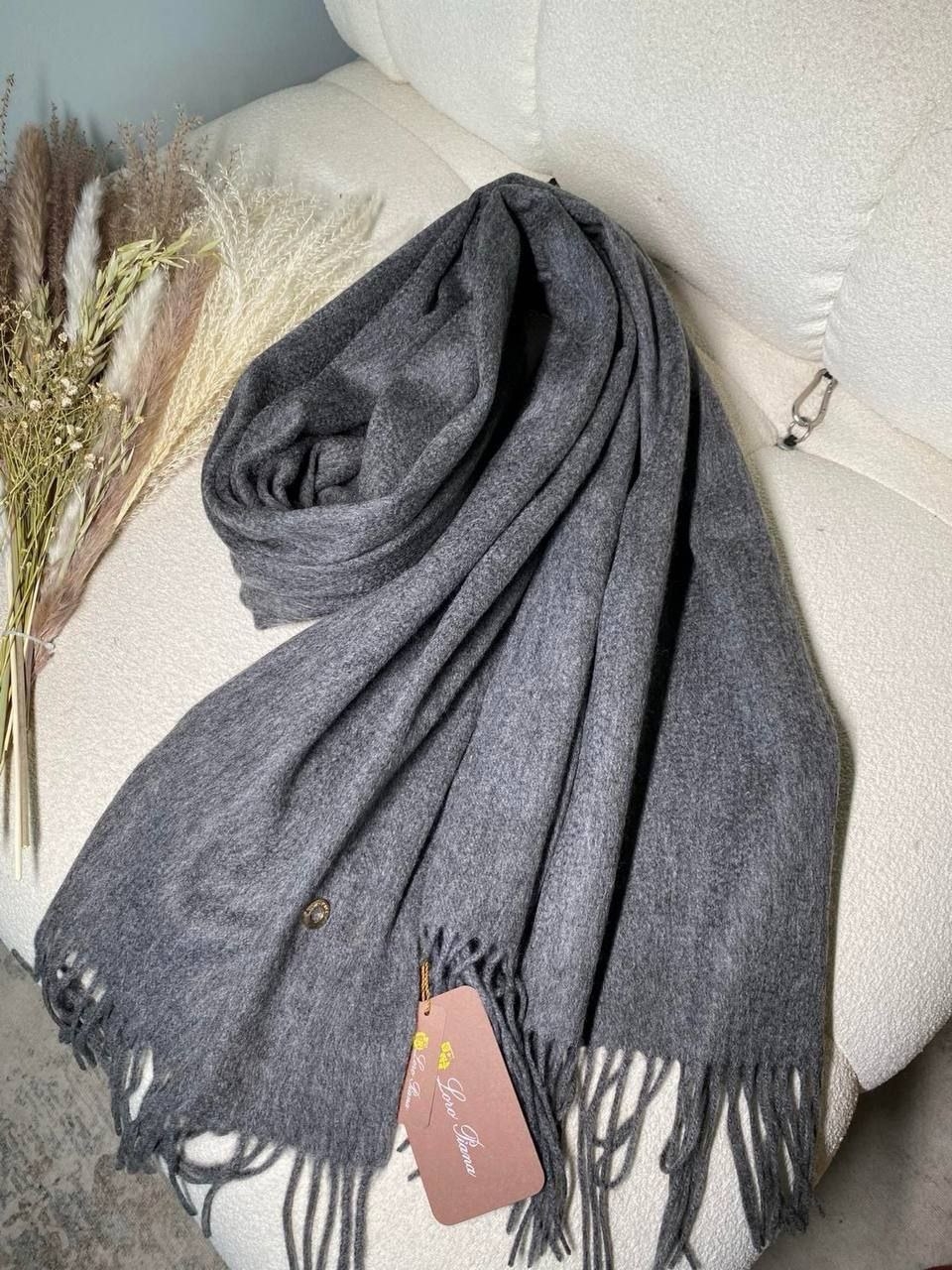 Роскошный кашемировый шарф Loro Piana реплика