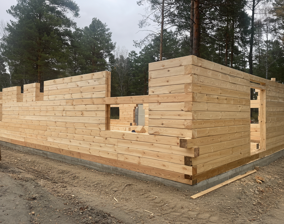 Готовый дом из газобетона