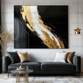 Картина из коллекции Натальи Жуковой " Black Gold Pearl "