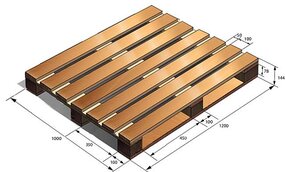 Продаем поддоны размером 1000 на 1200 мм в Ярославле