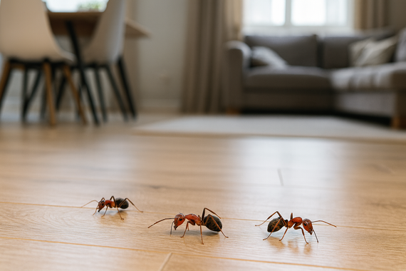 Муравьи на полу