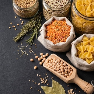 Бакалея, крупы, макароны твердых сортов и бобовые в магазине EcoShop Петропавловск