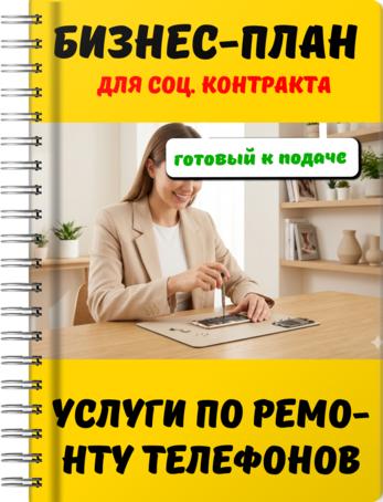 Бизнес-план для социального контракта - Услуги по ремонту телефонов