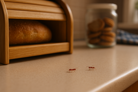 Муравьи на кухне 