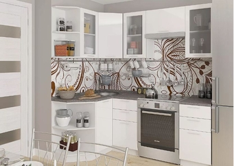 Кухня белая валерия