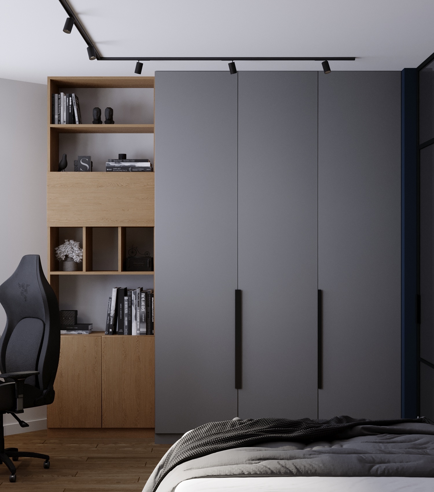 Интерьер комнаты отдыха в коттедже в поселке Обухово