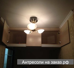 Фотография №22 Антресоль над дверью с дверцами ЛДСП открытые