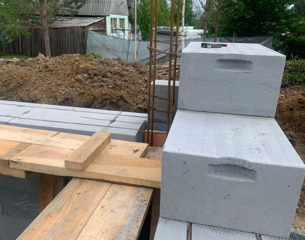 Готовый дом из газобетона