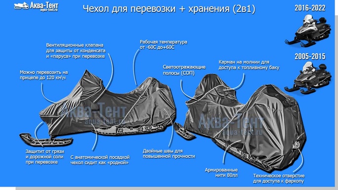 Чехол для снегохода