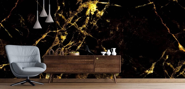 мрамор black and gold