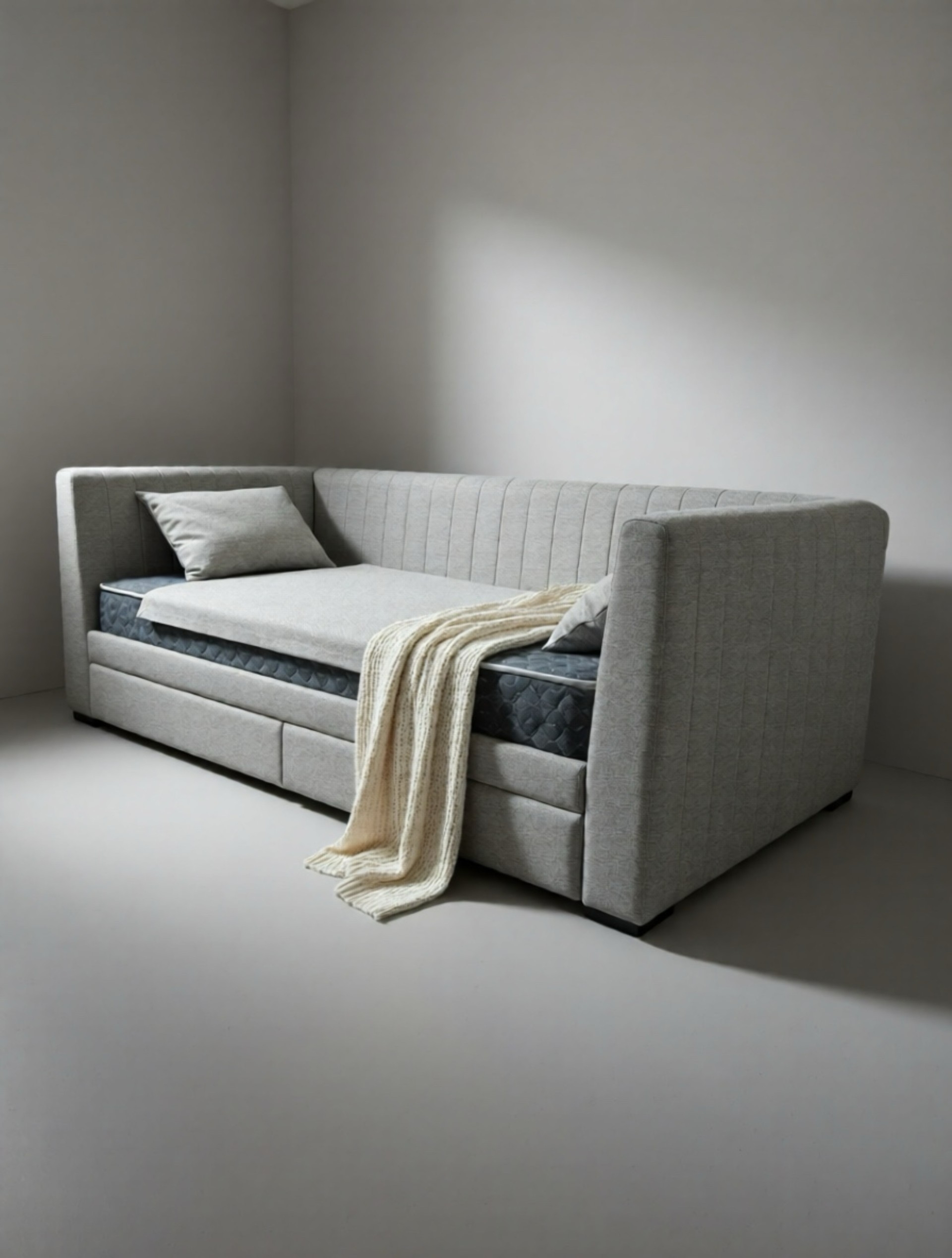 Детская кровать Кико с выдвижными ящиками. Ателье мягкой мебели MALINO