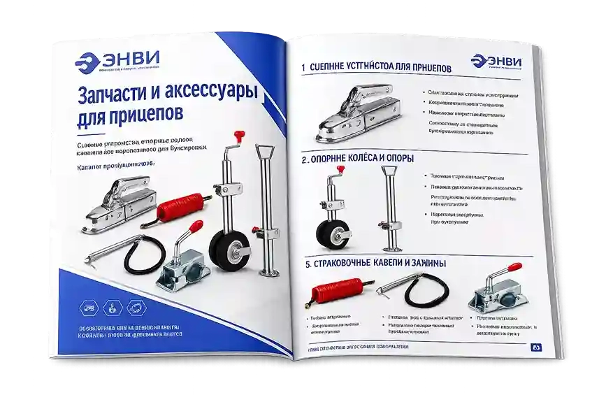 Каталог запчастей для прицепа и аксесуаров ЭНВИ