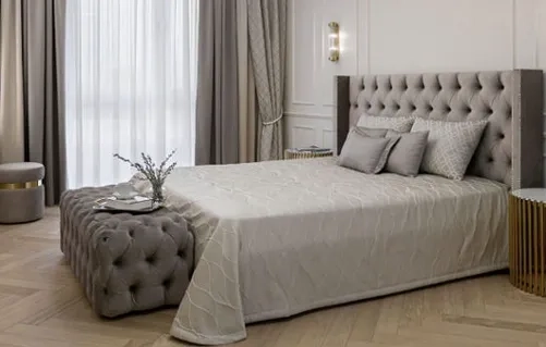 Купить двуспальную кровать на заказ Милан 26