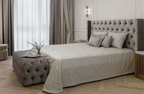 Купить двуспальную кровать на заказ Милан 26