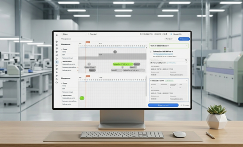 Текущее планирование производства все этапы и ресурсы на временной шкале
