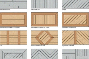 Типы укладки террасной доски