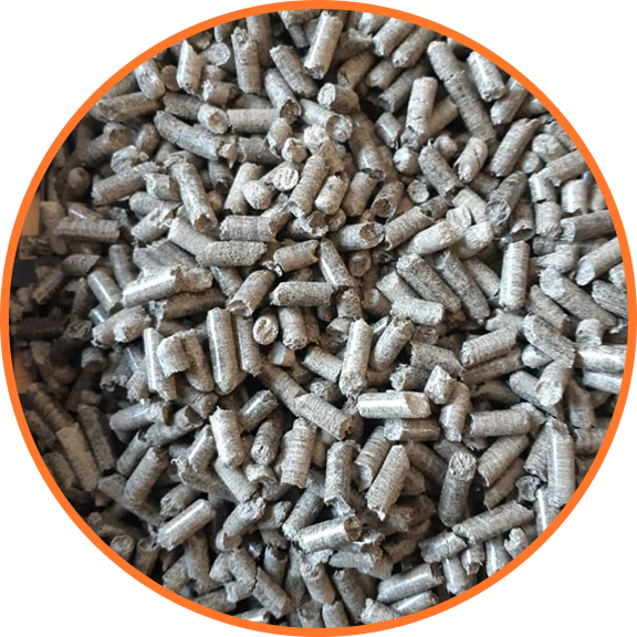 Серые пеллеты