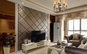Купить мягкие стеновые панели в гостиную на заказ - МСП 28