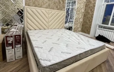 Купить двуспальную кровать на заказ Милан 28