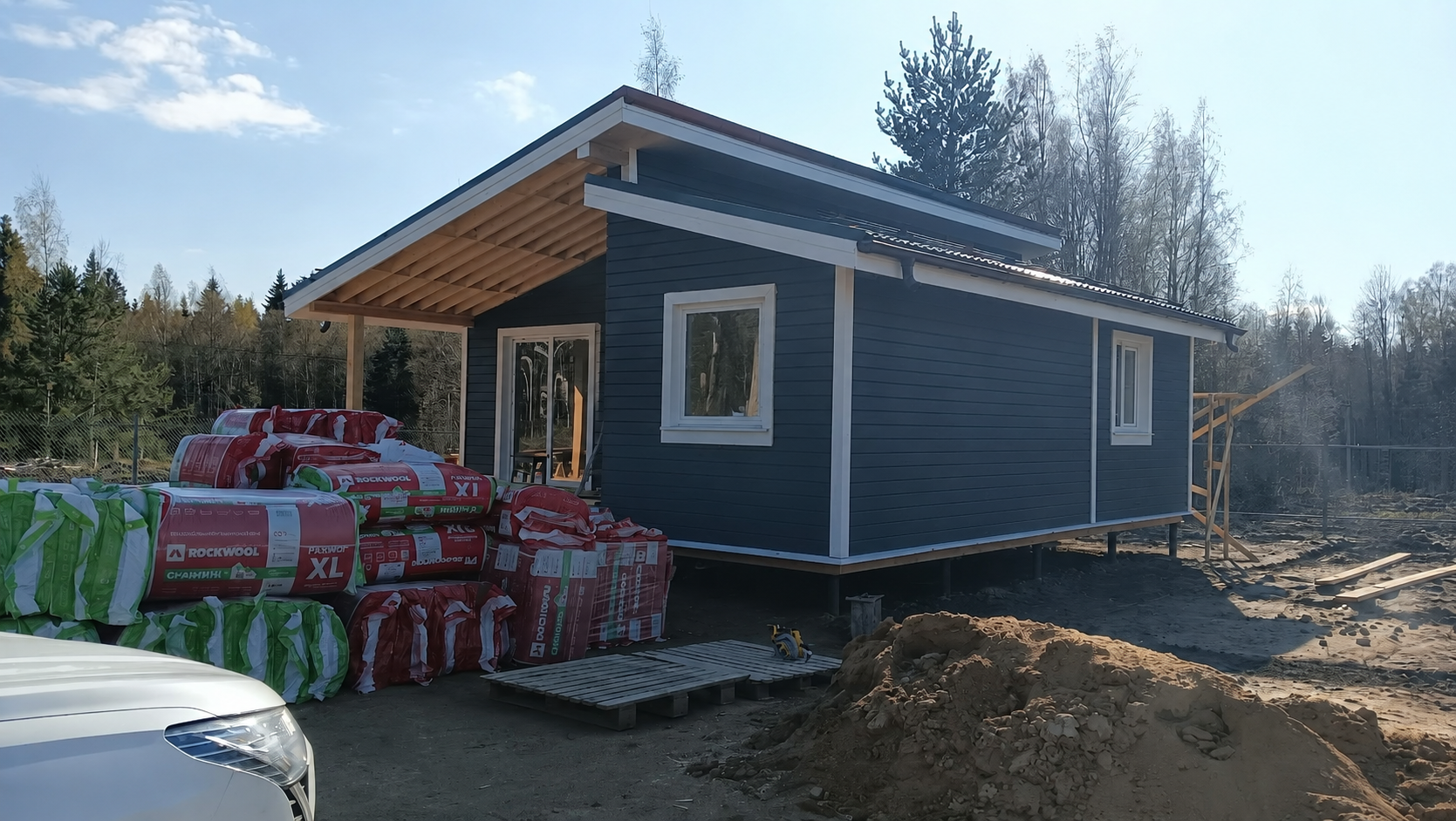 Монтаж каркасного дома под ключ в ЛО