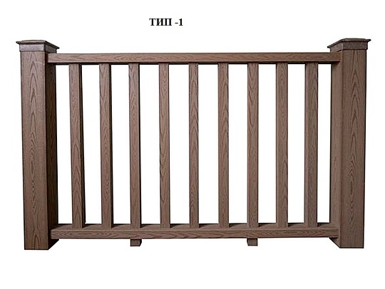 Тип 1 Сборка ограждения