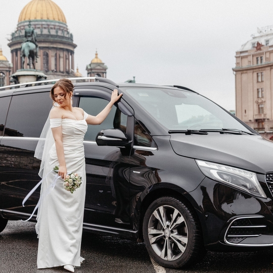 Mercedes V-class на свадьбу