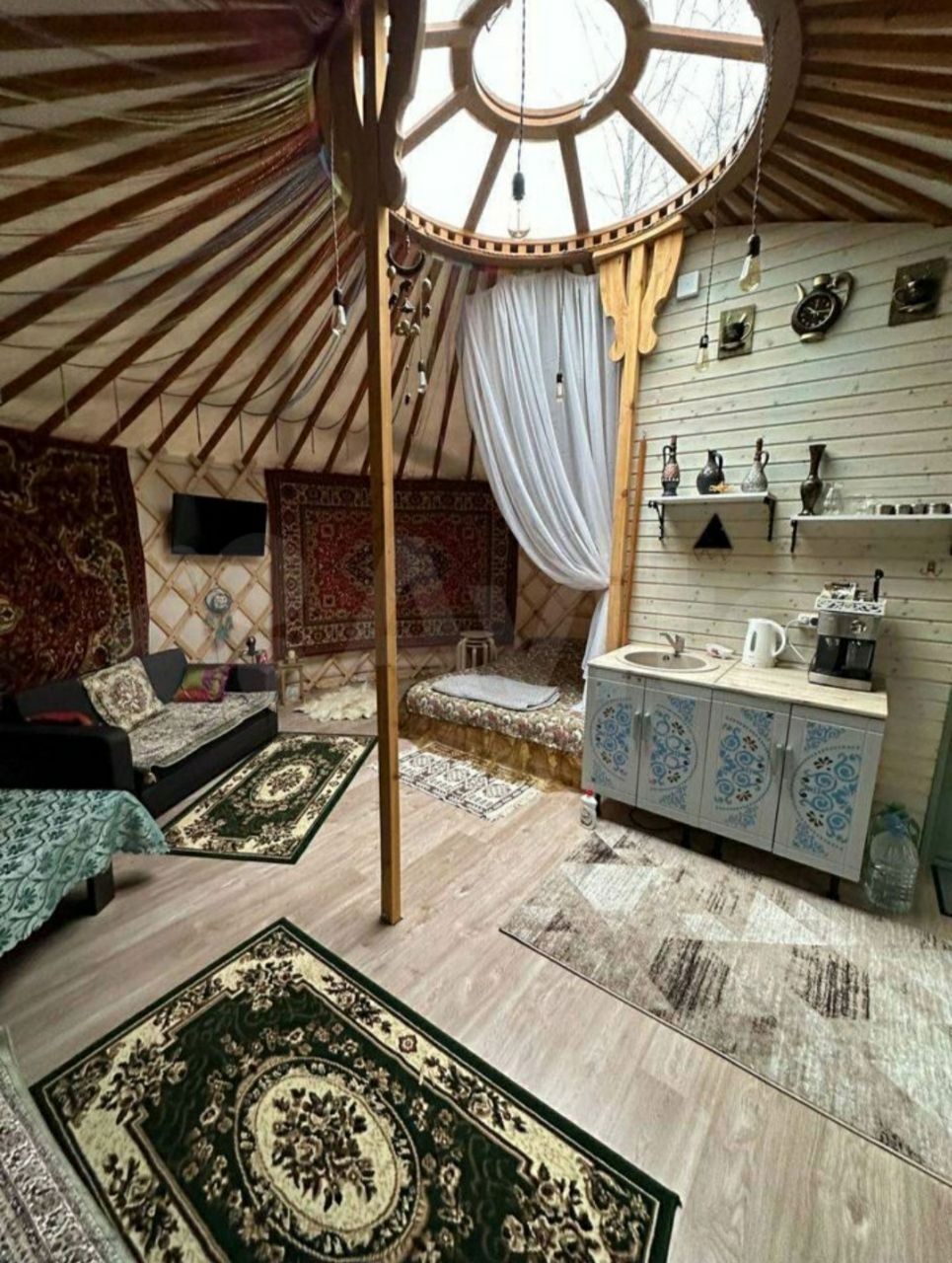 Купить роскошную юрту с декором от современные-юрты.рф