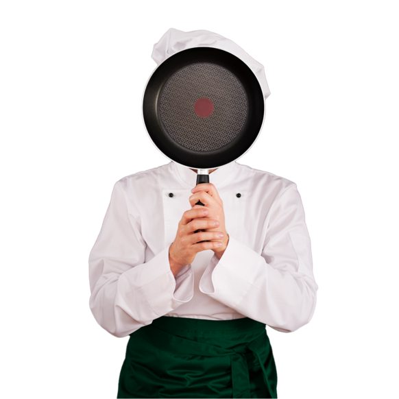 Человек со сковородкой, ресторанный консалтинг, составление ттк