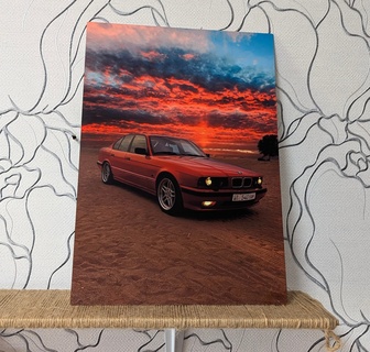 Фото аниме на металле