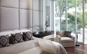 Купить мягкие стеновые панели в гостиную на заказ - МСП 31