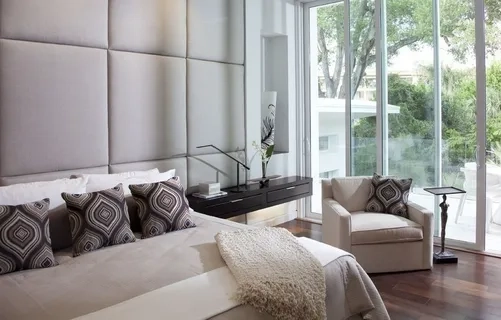 Купить мягкие стеновые панели в гостиную на заказ - МСП 31